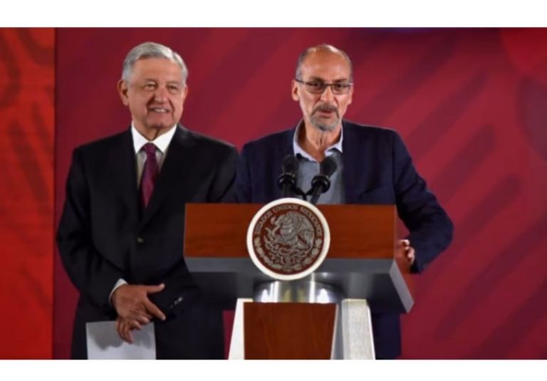 En la imagen, el presidente AMLO y el subsecretario de Sedatu, David Cervantes. (Q.E.P.D.) Foto: Twitter