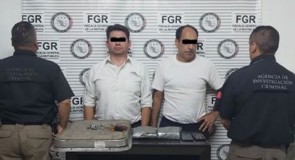 Alto al crimen: En Caborca, aseguran a chóferes de autobús con cargamento de fentanilo