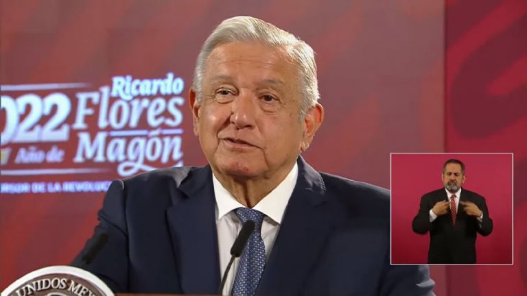 En la imagen, el presidente AMLO en la 'mañanera'. Crédito: Internet