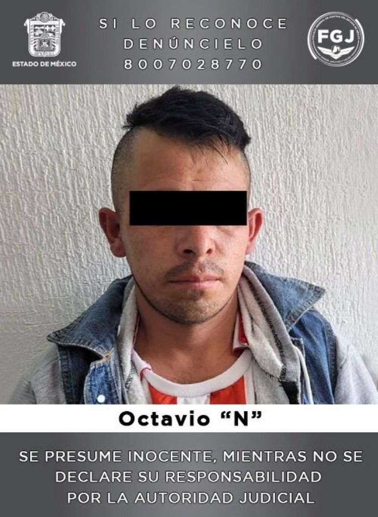 Detienen a Octavio N. por terminar con la vida de su hijastro