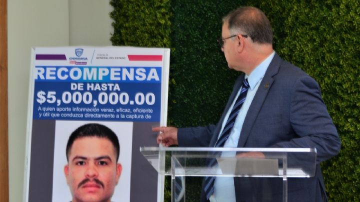 Fiscalía de Chihuahua ofrece recompensa de 5mdp por el paradero de 'El Chueco'