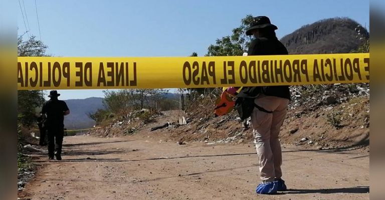 Acordonan la escena del suceso