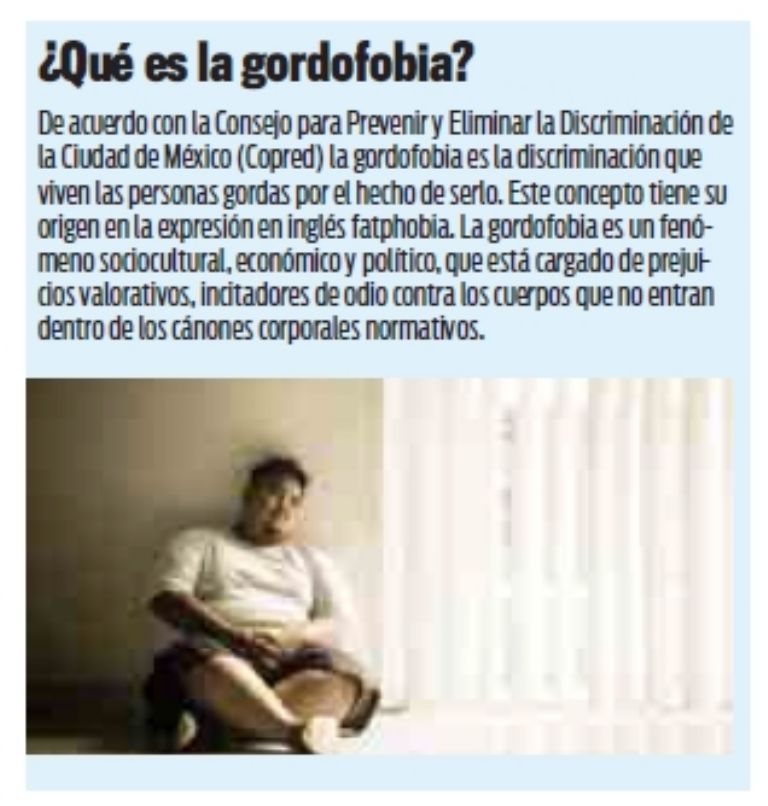 Conoce qué es el gordofobia. Foto: Tribuna
