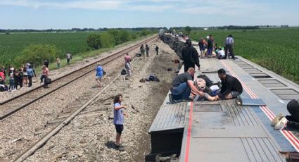 VIDEO: Tren de pasajeros se descarrila en Missouri, EU; hay varios muertos y heridos