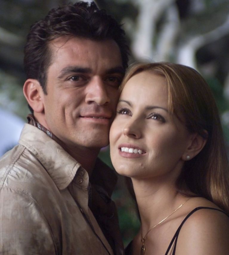 Jorge Salinas con Alejandra Barros en 'Mariana de la noche'