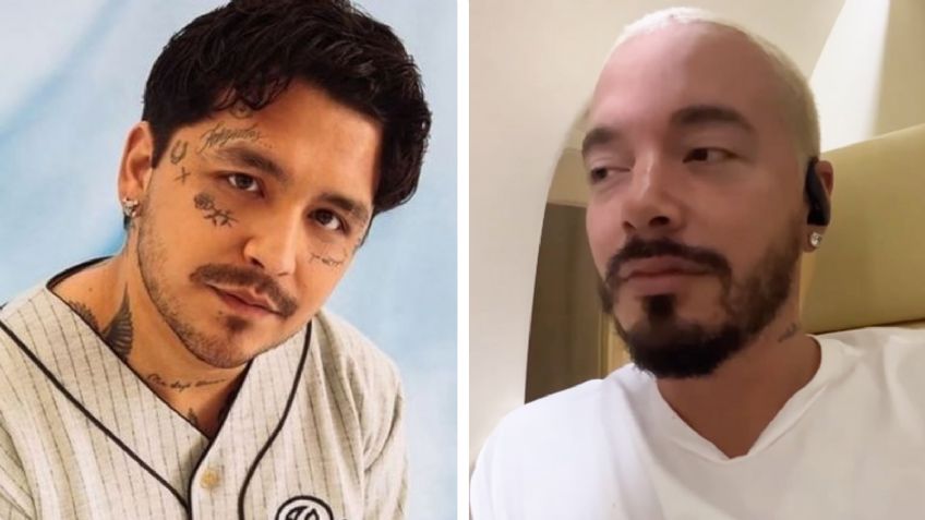 VIDEO: Así reaccionó J Balvin a polémica canción que Christian Nodal lanzó en su contra