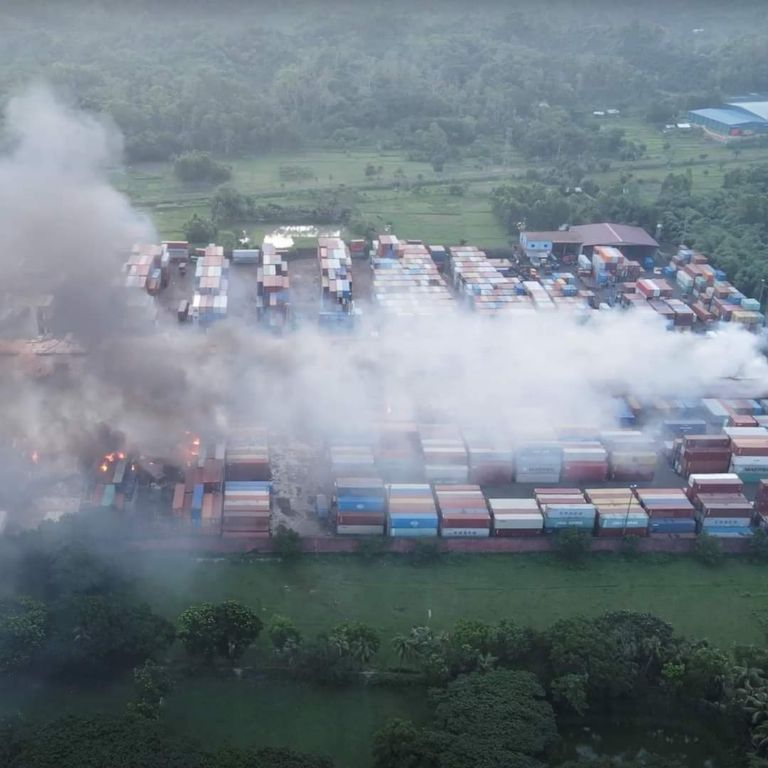 Incendio en Bangladesh  dio pie a la explosión 
