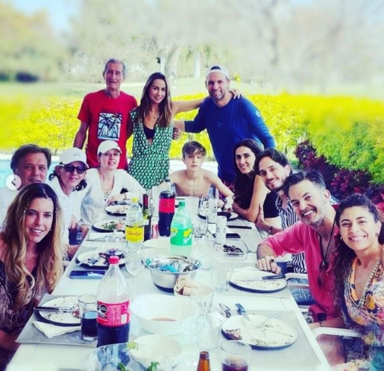 Fernando del Solar va a asado con Patricio Borghetti