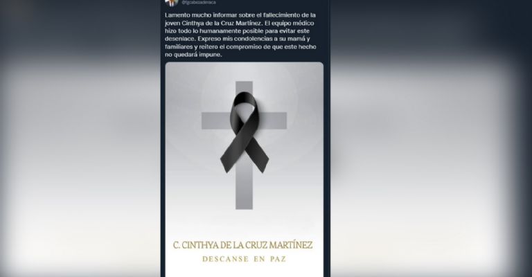 Tuit del gobernador de Tamaulipas