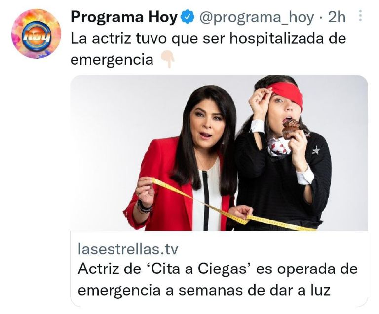 tuit del programa hoy