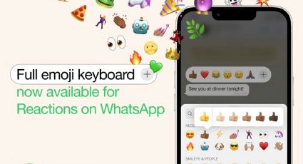 WhatsApp ahora permitirá al usuario reaccionar a mensajes con cualquier emoji de la plataforma