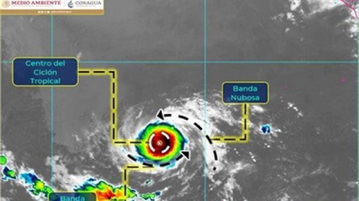 Huracán 'Darby' se intensifica a categoría, 3 lejos de las costas mexicanas, reporta el SMN
