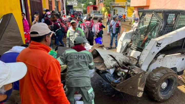 Intensas lluvias afectan a ciudadanos de Xochimilco; Autoridades prometen apoyos