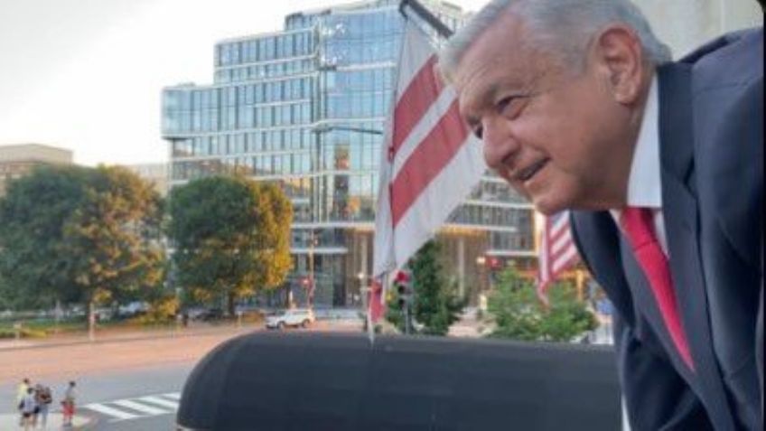 VIDEO: AMLO recibe serenata en Washington previo a reunión con Joe Biden en la Casa Blanca