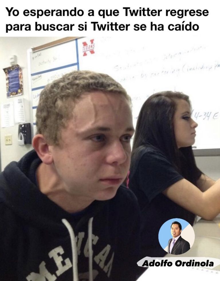 Usuarios crean memes tras la caída de Twitter. Foto: Twitter