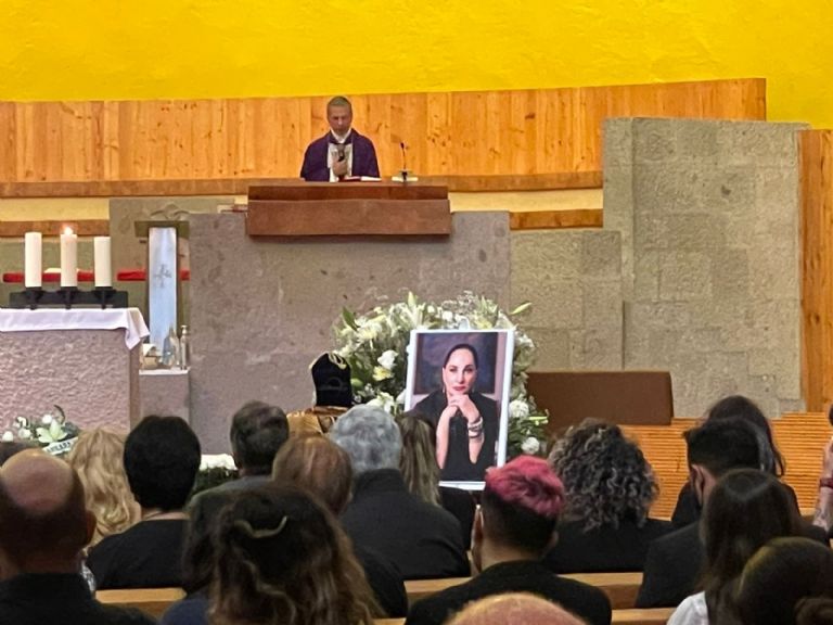 La misa en la que fue despedida Susana Dosamantes