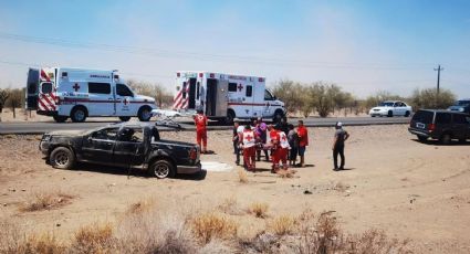 Accidentes por carreteras en Caborca dejan un saldo de 2 menores fallecidos y 7 lesionados