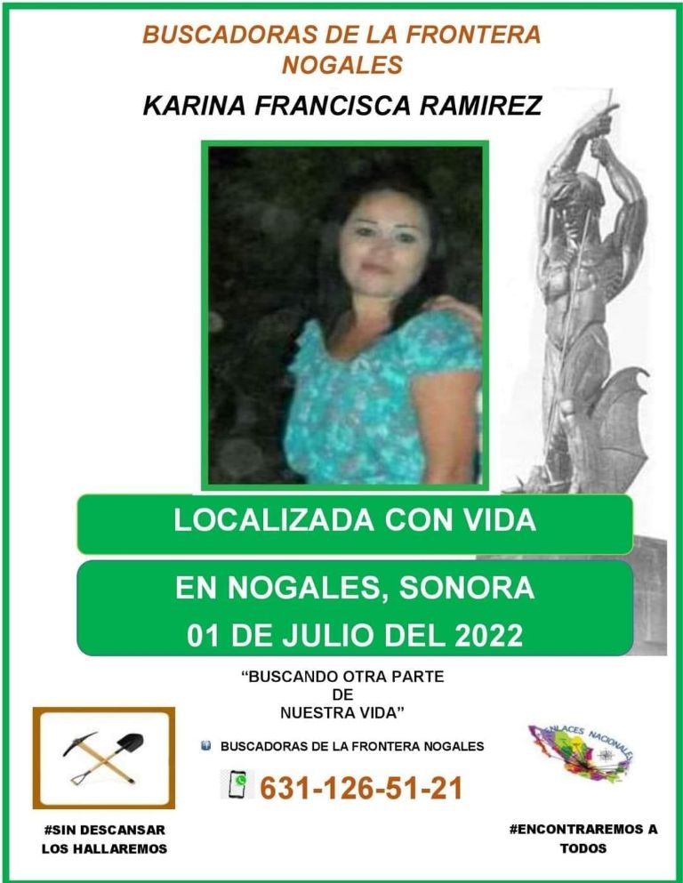 La ficha de Karina Francisca Ramírez 