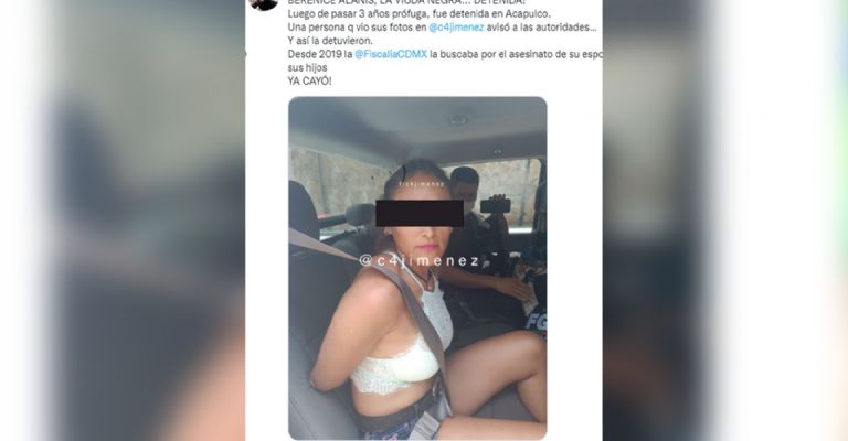 Reportan la detención de 'La Viuda Negra' en Guerrero
