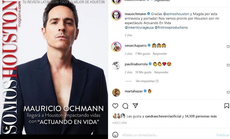 Mauricio Ochmann promociona 'Actuando en la vida'