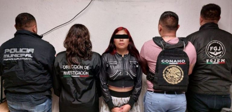 Cae 'La Sammy', presunta asesina de productor de televisión mexicano. Foto: Twitter