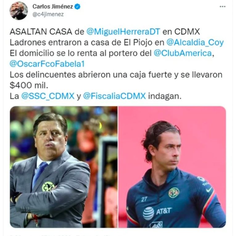 Robo Miguel Herrera 