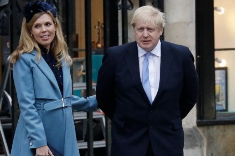 Boris y Carrie Johnson 
