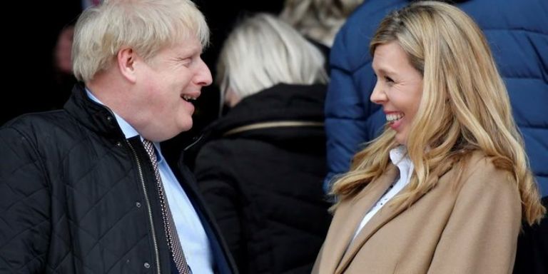 Boris y Carrie Johnson 