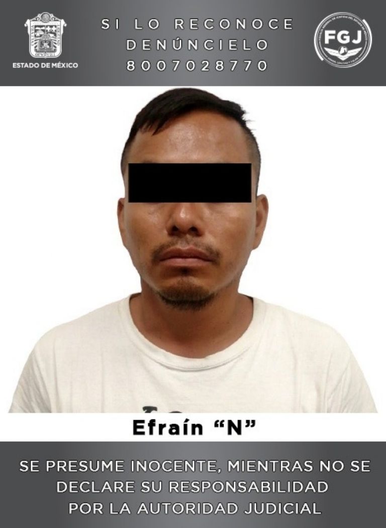 Detienen a Efraín por abusar de una menor en vía pública