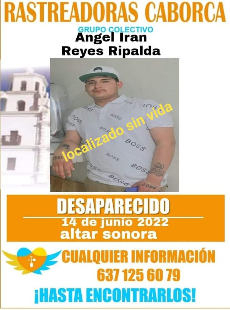 La ficha de Ángel Irán Reyes Ripalda