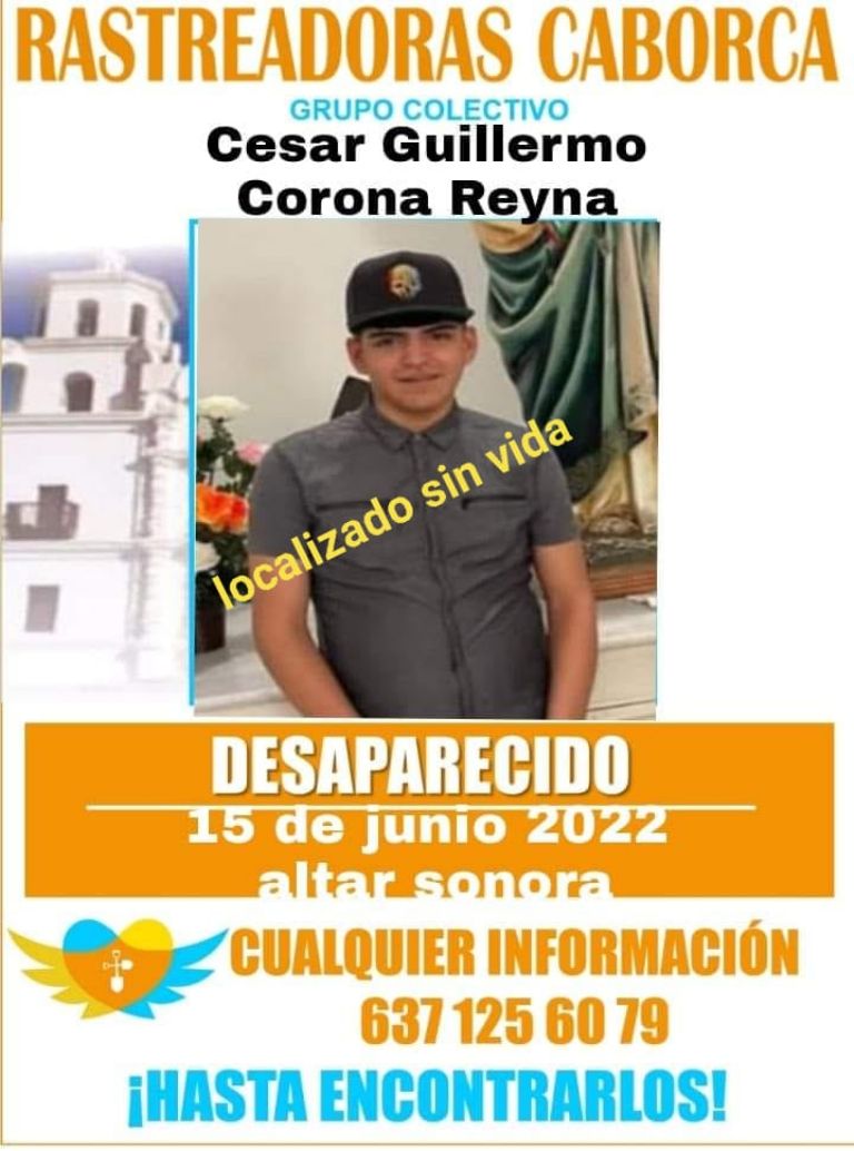 La ficha de César Guillermo Corona Reyes 