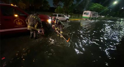 Evita las zonas: Intensa lluvia en CDMX causa importantes encharcamientos en estas vialidades