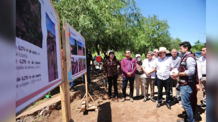 Sonora: Alfonso Durazo supervisa construcción del Acueducto Yaqui