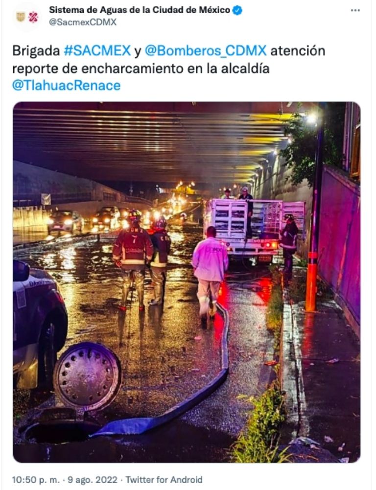 Encharcamientos CDMX 