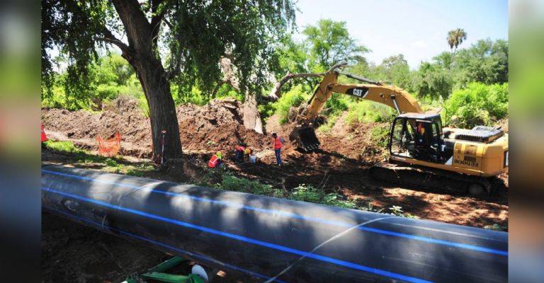 Alfonso Durazo supervisa construcción del Acueducto Yaqui