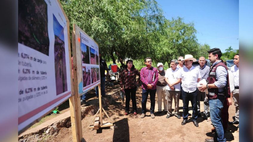Sonora: Alfonso Durazo supervisa construcción del Acueducto Yaqui