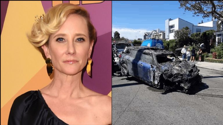 Fotografía del auto de Anne Heche