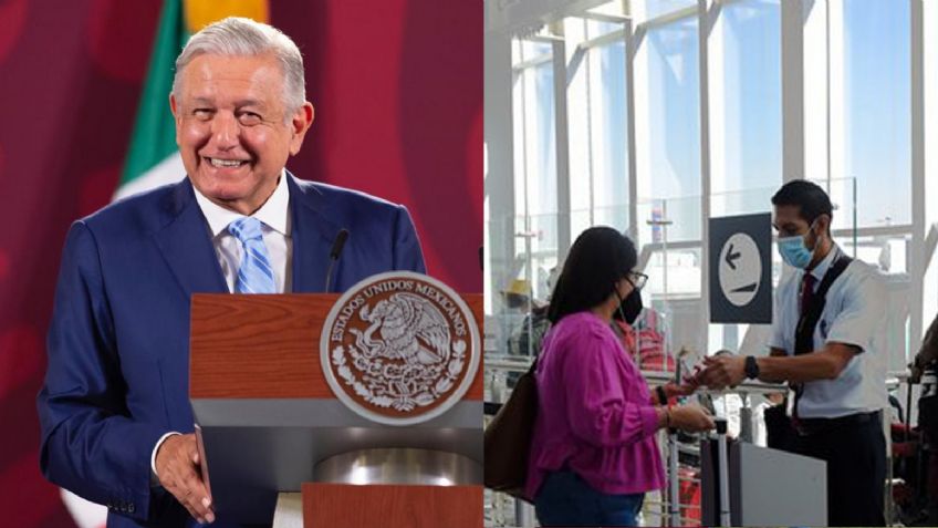 AMLO pide limitar los vuelos en el Aeropuerto Internacional de la CDMX ante saturación