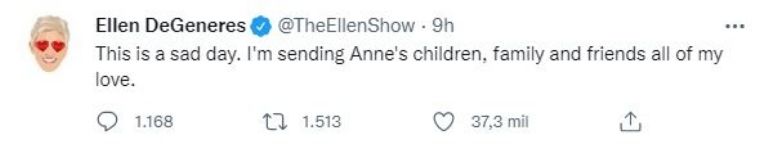 Tuit de Ellen DeGeneres