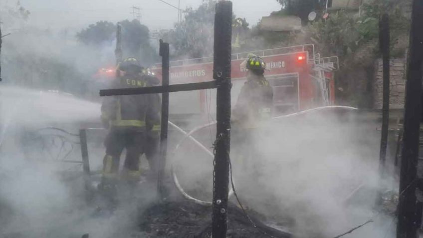 Alerta en CDMX: Desalojo de predio en Santa Fe provoca incendio y vialidades bloqueadas