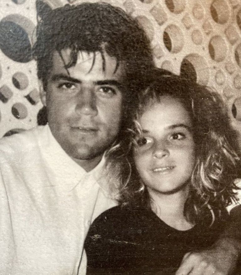 El 'Burro' y 'Amparín' Serrano-Foto inédita