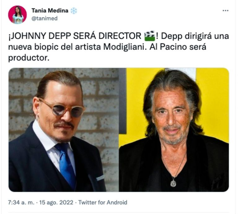 Johnny Depp y Al Pacino 
