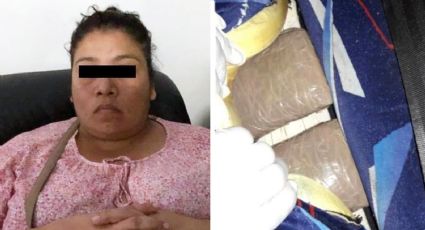 Cae mujer con más de 2 kilos de heroína en Sonora; ocultó la droga en asiento de autobús