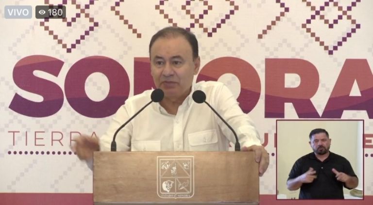 En la imagen, el gobernador Alfonso Durazo. Foto: Internet