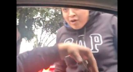 VIDEO: Captan a montachoques en calles de CDMX; Trataron de extorsionar a conductores