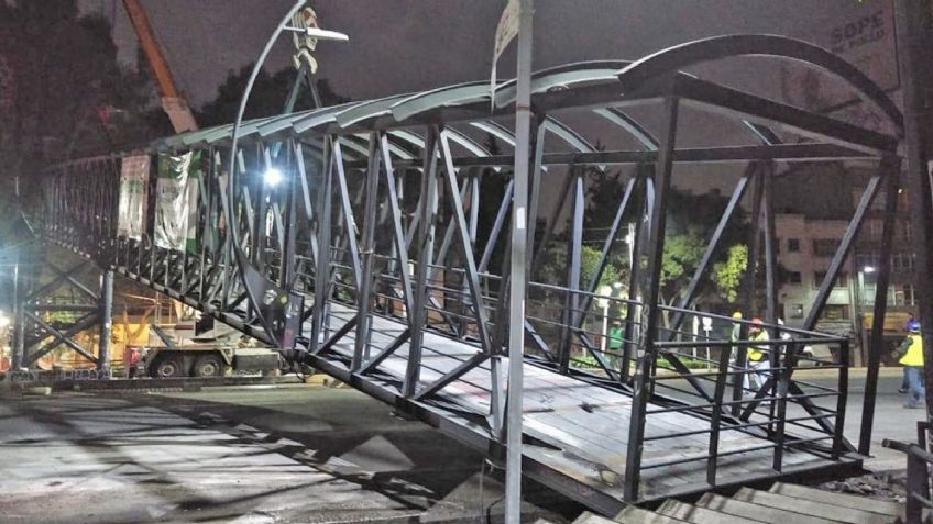 En CDMX retiran 9 puentes peatonales por no cumplir con las medidas de seguridad