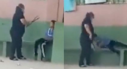 (VIDEO) Indignante: Captan a maestra en Honduras golpeando y jalando a un alumno