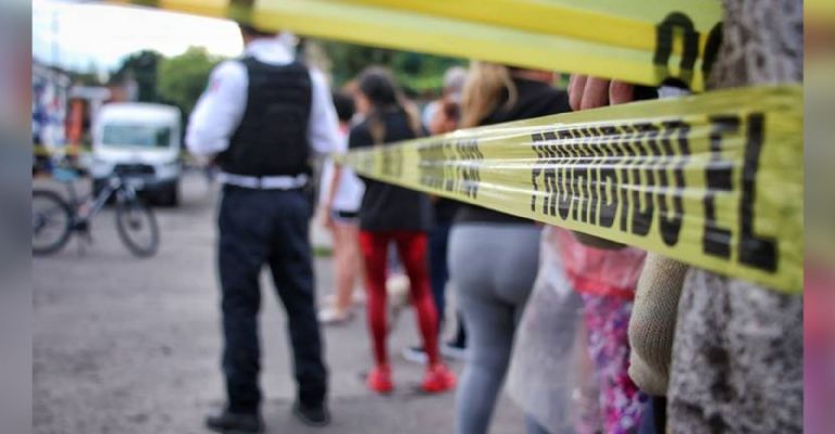 Acordonan el sitio del crimen