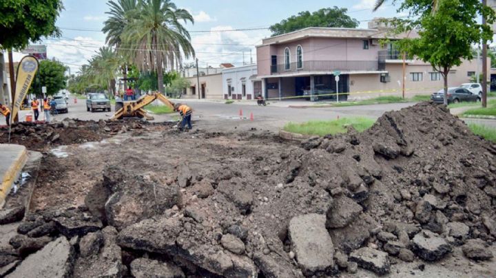 Navojoa: 17 cruceros permanecerán cerrados por rehabilitación de las calles