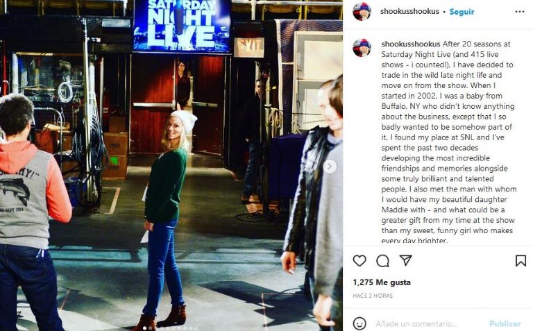 Publicación de Instagram de Lindsay Shookus